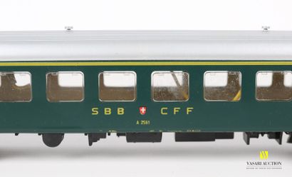 null MARKLIN - West Germany - SWISS RAILWAY

Lot including : 

Ref 3050 - Green CCF...