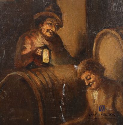 null BEN G. (XIXème siècle)

Les buveurs à la nuit tombé

Huile sur panneau

Signée...