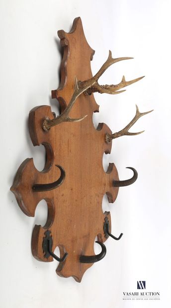 null Coat and gun racks, coat hooks made of deer antlers, chamois horns or metal...