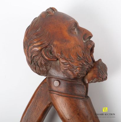 null Nutcracker in carved wood representing a bearded man with a neck

(small accident...