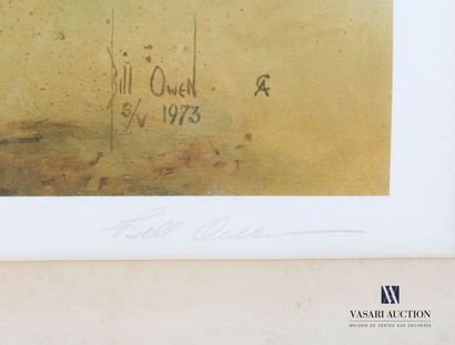 null OWEN Bill (1942-2013)

Cowboys au taureau

Lithographie sur papier

Signée en...