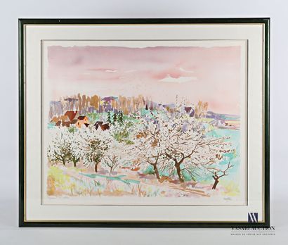 null HOSOTTE Georges (born in 1936)

Landscape with fruit trees in Provence

Lithograph...