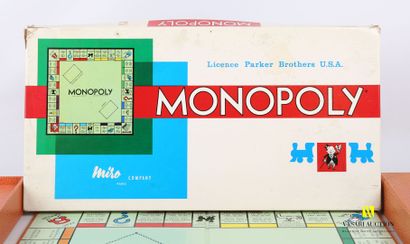 null Lot comprenant deux boites de jeux de Monopoly Miro Company Paris l'un la boite...
