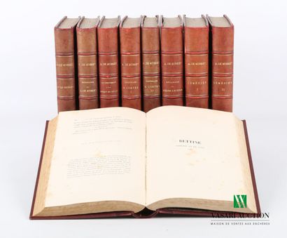 null [ALFRED DE MUSSET]

Lot comprenant neuf ouvrages - Paris, Charpentier & Hébert,...