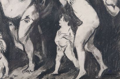 null DUBY (XXth century)

Drunken Silenus

Charcoal on paper

Signed Duby and dated...