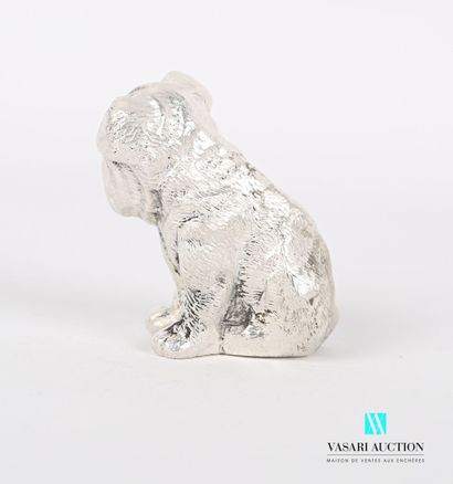 null Sujet en argent représentant un Sharpei assis

Poids : 310,84 g

Haut. : 5,5...