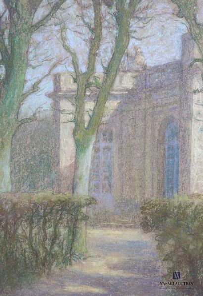 null ARIES Nel (1873-1944)

Vue du Pavillon Français 

Pastel sur papier

Signée...