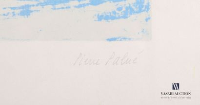 null PALUÉ Pierre (1920-2005), d'après

Bord de plage au parasol rouge

Lithographie...