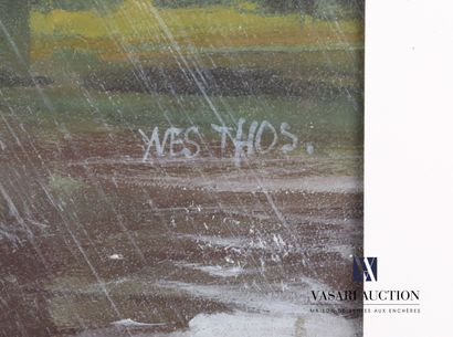 null THOS Yves (1935-2020)

Sauvetage pendant les inondations

Acrylique sur papier

Signée...