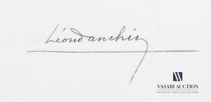 null DANCHIN Léon (1887-1938), d'après

Setter anglais

Gravure en couleurs 

Signée...