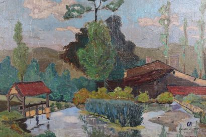 null CARACOTCHIAN Stéphane known as Stéphane Cara (1901-1962)

Locks in the countryside

Oil...
