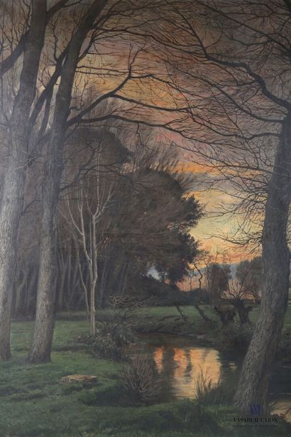 null BUTTURA Ernest (1841-1920)

The banks of the Siagne (Alpes Maritimes)

Oil on...