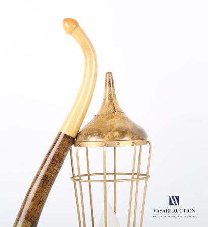 null ALDO TURA (1909-1963)

Pied de lampe figurant une pipe en bois de placage et...