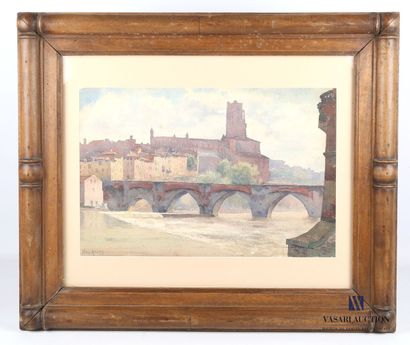 null ARIES Nel (1873-1944)

Vue de la cathédrale d'Albi et du Pont Vieux

Aquarelle...