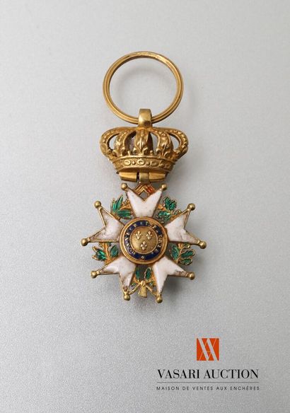 null Ordre de la Légion d'Honneur, étoile or en miniature 17 mm, avers au profil...