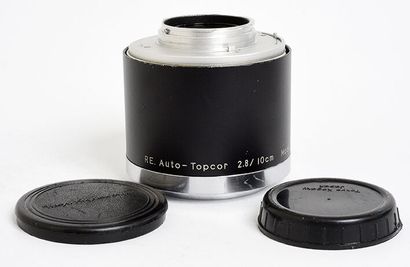 null Objectif Topcon RE-Auto Topcor Tokyo Kogaku 10cm f/2,8 avec 2 bouchons

Bon...