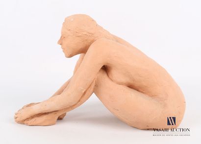 null UZAC François (1926-2022)

Sujet en terre cuite figurant une femme nue assise,...