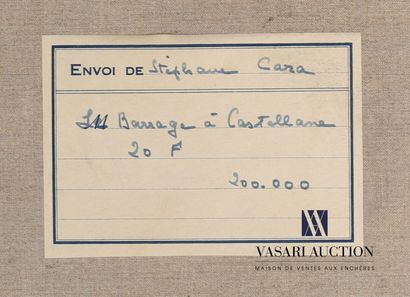 null CARACOTCHIAN Stéphane dit Stéphane Cara (1901-1962)

Le barrage à Castellane...