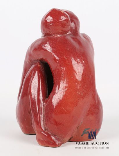 null UZAC François (1926-2022)

Sujet en terre cuite émaillée rouge figurant un couple...