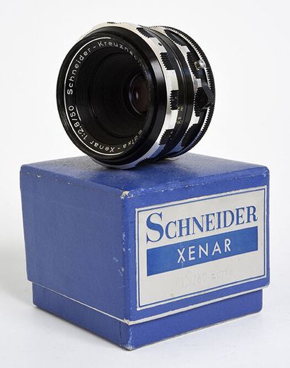 null Objectif Schneider Kreuznach Edixa Xenar 50mm f/2,8 pour boitier Edixa, dans...