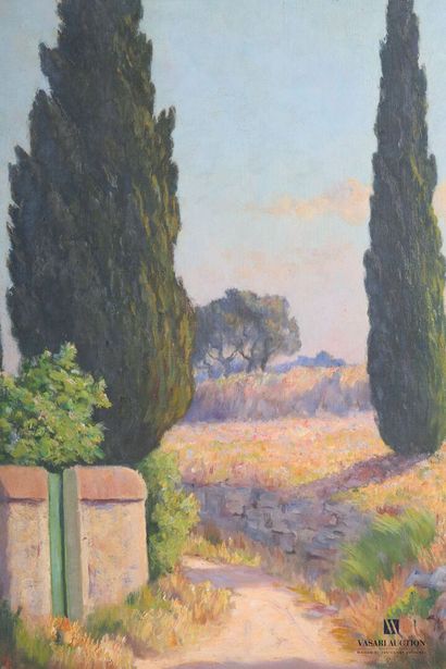 null UZAC Zénon (1855-1942)

Les cyprès en Provence - Paysage lacustre

Huile sur...