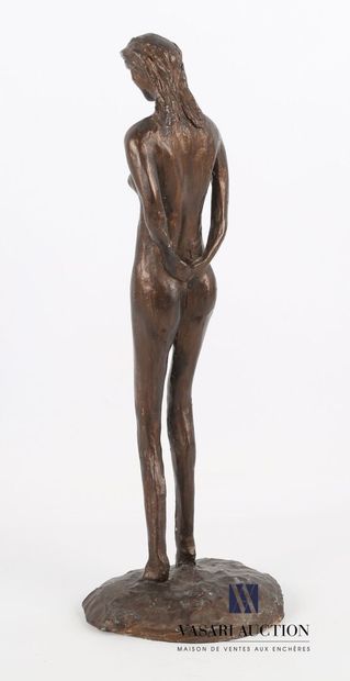 null UZAC François (1926-2022)

Sujet en terre cuite à patine bronze figurant une...