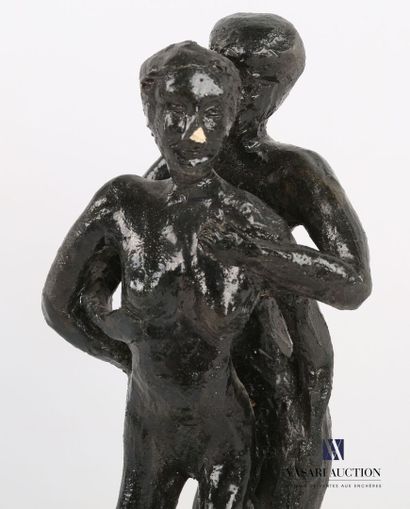 null UZAC François (1926-2022)

Sujet en terre cuite blanche émaillée noir figurant...