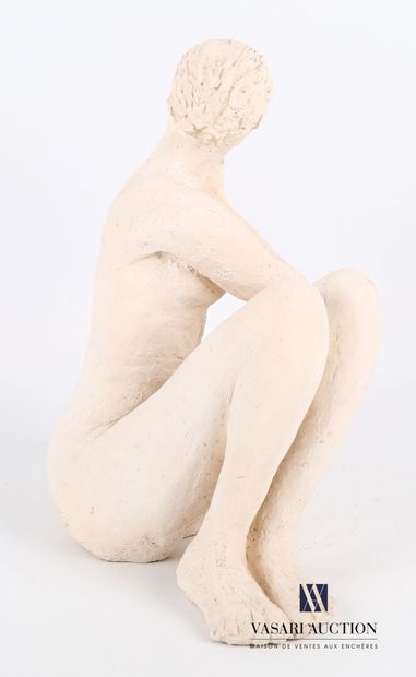 null UZAC François (1926-2022)

Sujet en terre cuite blanche figurant une femme nue...