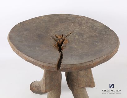 null AFRIQUE

Tabouret en bois sculpté, l'assise de forme ovale repose sur quatre...
