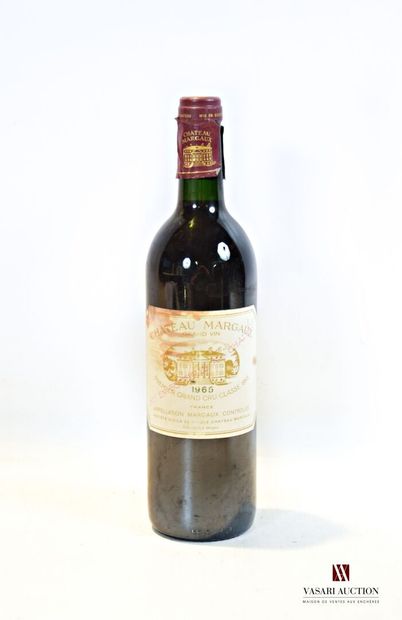 null 1 bouteille	Château MARGAUX	Margaux 1er GCC	NM

	(1965). Assemblage de plusieurs...