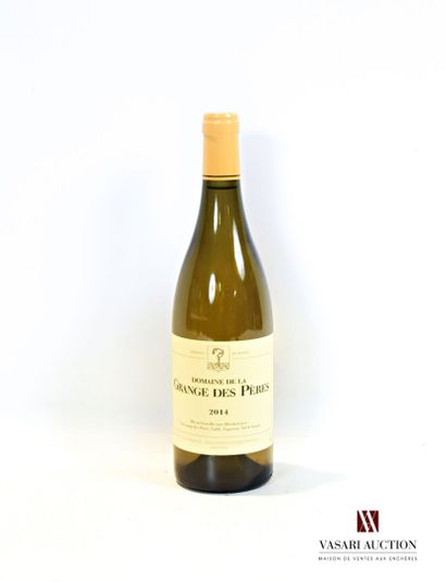 null 1 bouteille	IGP Pays d'Hérault DOMAINE DE LA GRANGE DES PÈRES blanc 		2014

	Présentation,...