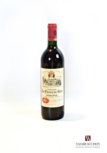 1 bouteille	Château LA CROIX DE GAY	Pomerol	1989

	Et....