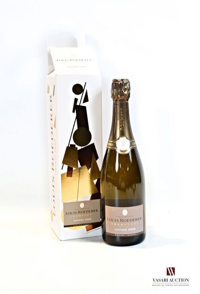 null 1 bouteille	Champagne LOUIS ROEDERER Brut		2009

	Présentation et niveau, impeccables....