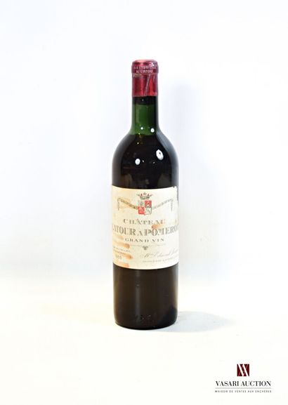 1 bouteille	Château LATOUR A POMEROL	Pomerol	1955

	Et....