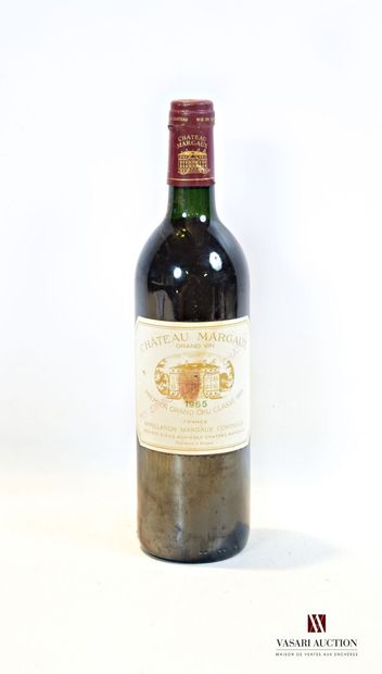 null 1 bouteille	Château MARGAUX	Margaux 1er GCC	NM

	(1965). Assemblage de plusieurs...