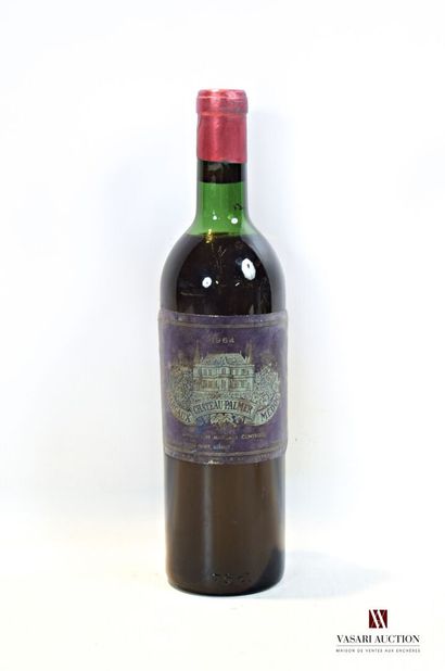 null 1 bouteille	Château PALMER	Margaux GCC	1964

	Et. très fanée (lisible). N :...