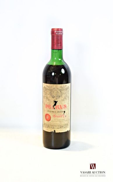 1 bouteille	PÉTRUS	Pomerol	1971

	Et. tachée...