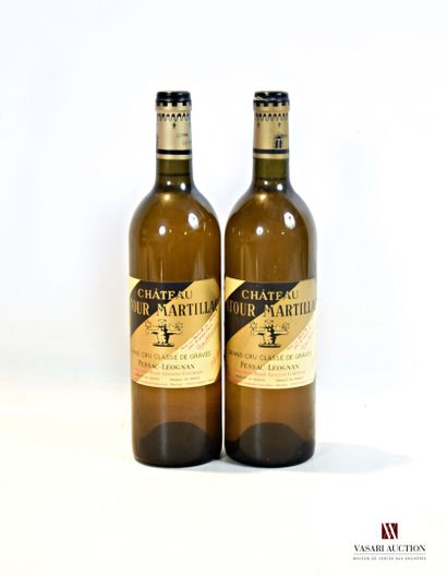 null 2 bouteilles	Château LATOUR MARTILLAC	Graves GCC blanc	1990

	Et. bonnes. N...