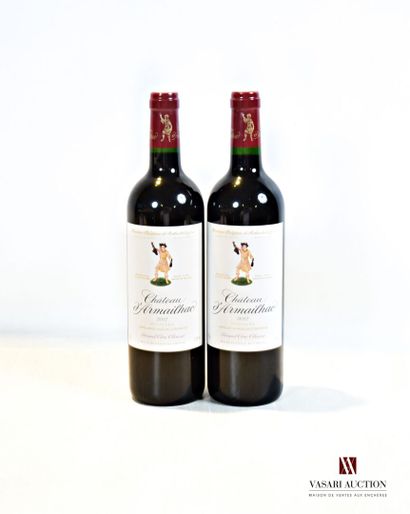 null 2 bouteilles	Château d'ARMAILHAC	Pauillac GCC	2012

	Présentation et niveau,...