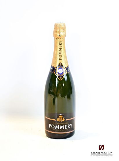 null 1 bouteille	Champagne POMMERY Brut Royal		NM

	Présentation et niveau, impe...