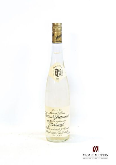 null 1 bouteille	Eau de vie de Marc de Gewurztraminer mise Distillerie Bertrand		

	70...