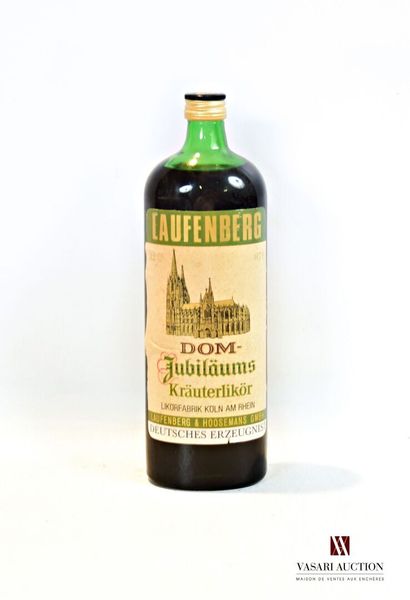 null 1 bouteille	Dom-Jubiläums Kräuterlikör mise Laufenberg (Allemagne)		

	70 cl...