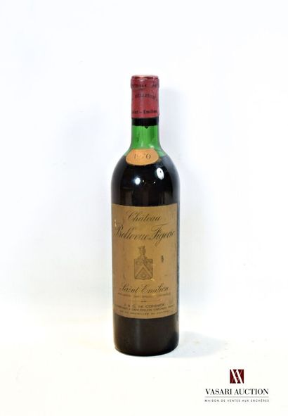 1 bouteille	Château BELLEVUE-FIGEAC	St Emilion	1970

	Et;...