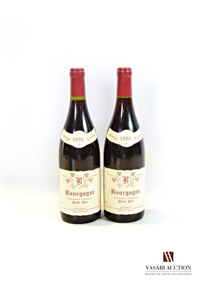 2 bouteilles	BOURGOGNE Pinot Noir mise A....