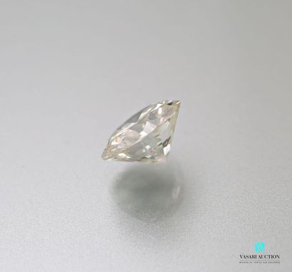 null Diamant sur papier de 5,45 carats avec son certificat préliminaire du Laboratoire...