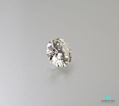 null Diamond on paper of 5,45 carats with its preliminary certificate of the French...