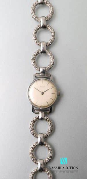 null TÜRLER

Lady's wristwatch, the dial of round form, the bracelet appearing of...