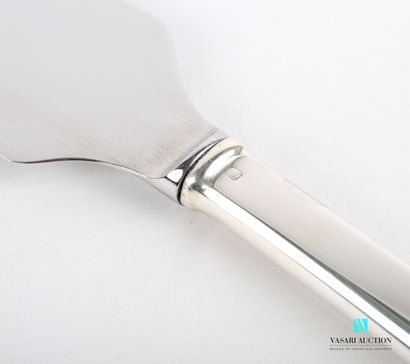 null Pie server, the handle in plain silver, the cutting blade in stainless steel.

Gross...