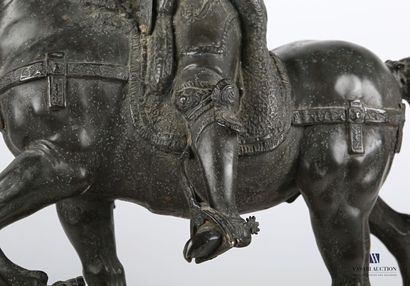 null DEL VERROCHIO Andrea (1435-1488) after 

Equestrian statue of the Colleone representing...