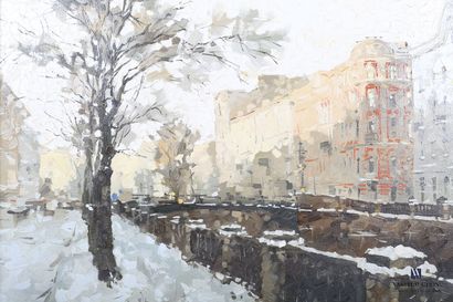 null OUVAROV Dimitri (XXème siècle)

Saint Petersbourg en hiver

Huile sur toile

Signée...